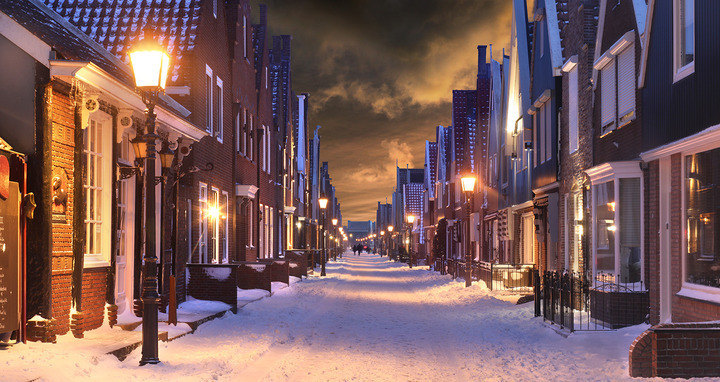 Volendam - In winterse tooi